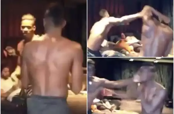 Mario Balotelli Engages His Brother In A Slap-boxing Match. 